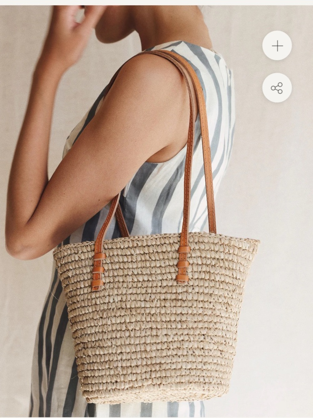 Bembien Mini Bieno Bag in Natural NWT
